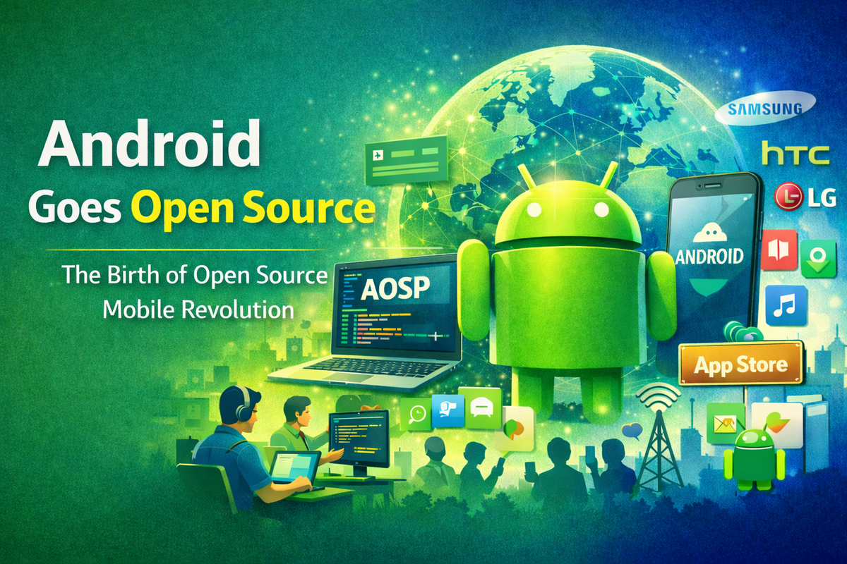 The Moment Android Became Open Source — Google’s Strategy That Transformed the Smartphone Ecosystem