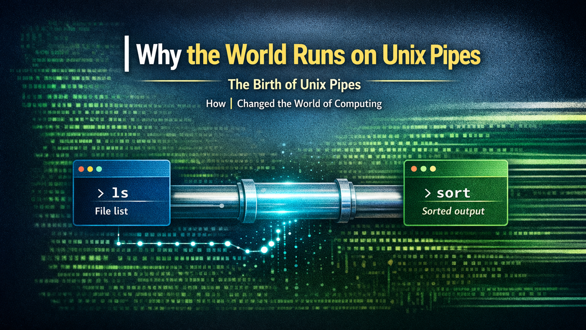 Why Did | Change Everything? The Story of the Unix Pipe