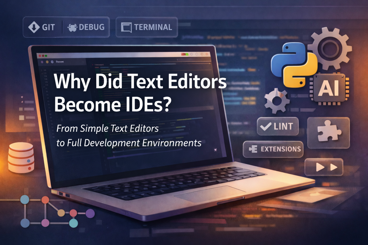 Why Did Text Editors Become IDEs? — From Simple Editors to Development Platforms