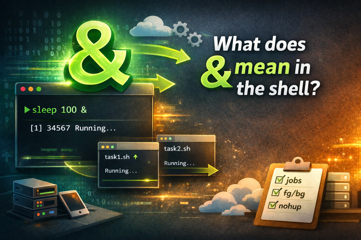 What Does & Mean in the Shell — Complete Guide to Linux Background Execution Principles and Usage