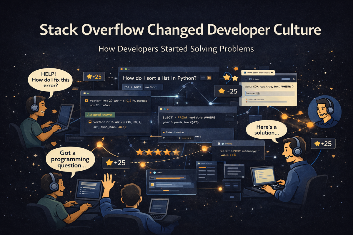 The Moment Stack Overflow Changed Developer Culture — How the Way We Search for Knowledge Transformed