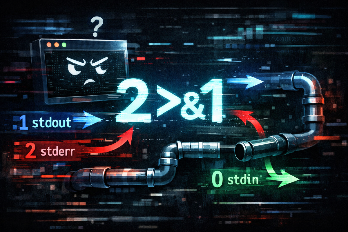 Why You Don’t Understand 2>&1 — A Sign You Misunderstand Linux I/O