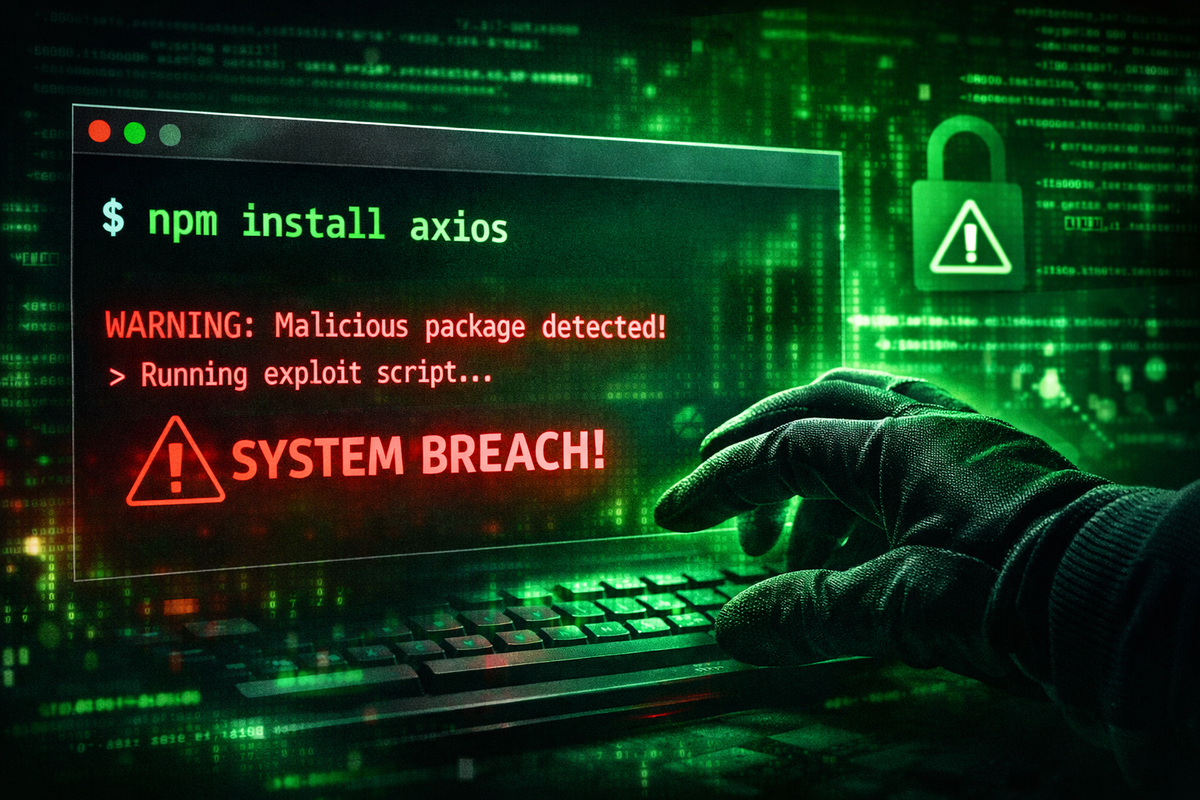 When npm install Becomes an Attack — The Real Story Behind the Axios Supply Chain Breach