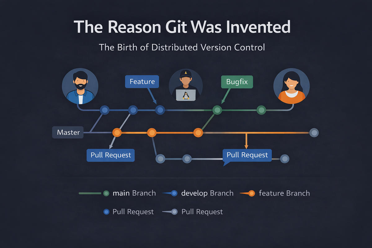 Why Git Emerged: The Version Control Revolution Created by Linux Developers