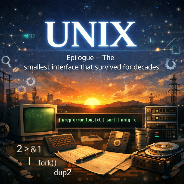 The Unix Design Hidden Behind a Small Command — The Smallest Interface That Survived for Decades