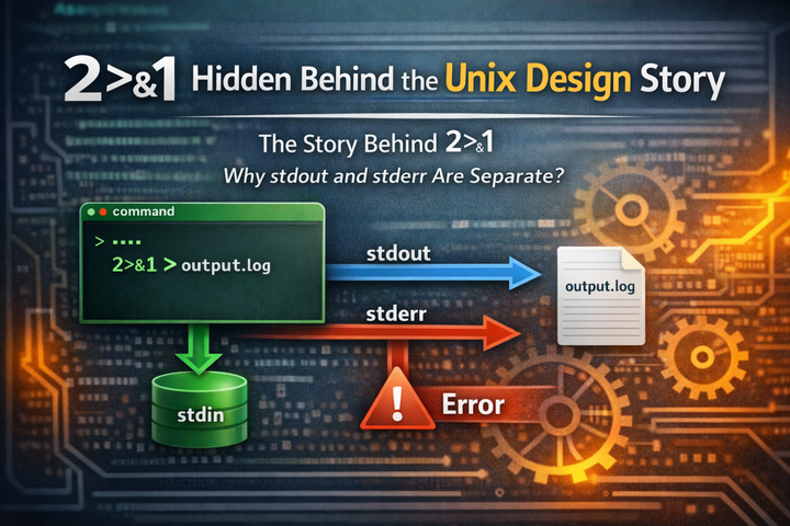 The Unix Design Story Behind 2>&1