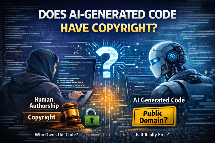 Does AI-Generated Code Lack Copyright? — The Question of Human Authorship in the Age of AI