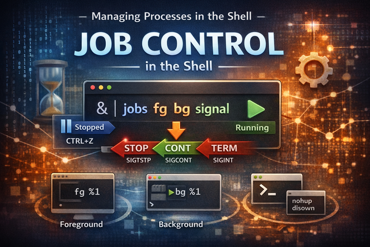 Complete Guide to Linux Job Control — jobs, fg, bg, and the Background Execution Model