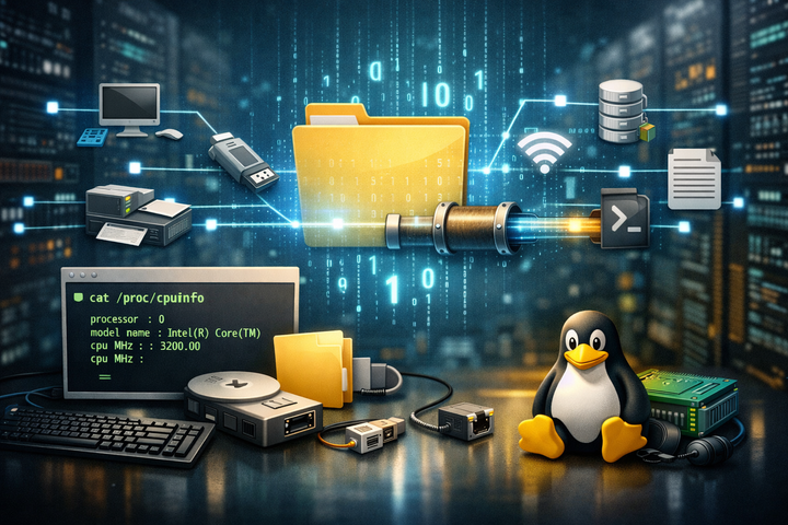 Linux Everything is a file Meaning — What “Everything is a file” Really Means with Examples