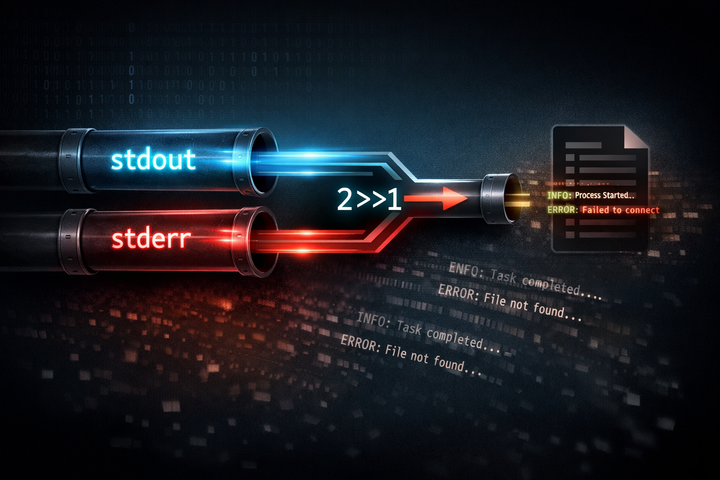 Why Logs Disappear in Linux — Understanding stdout, stderr, and Redirection