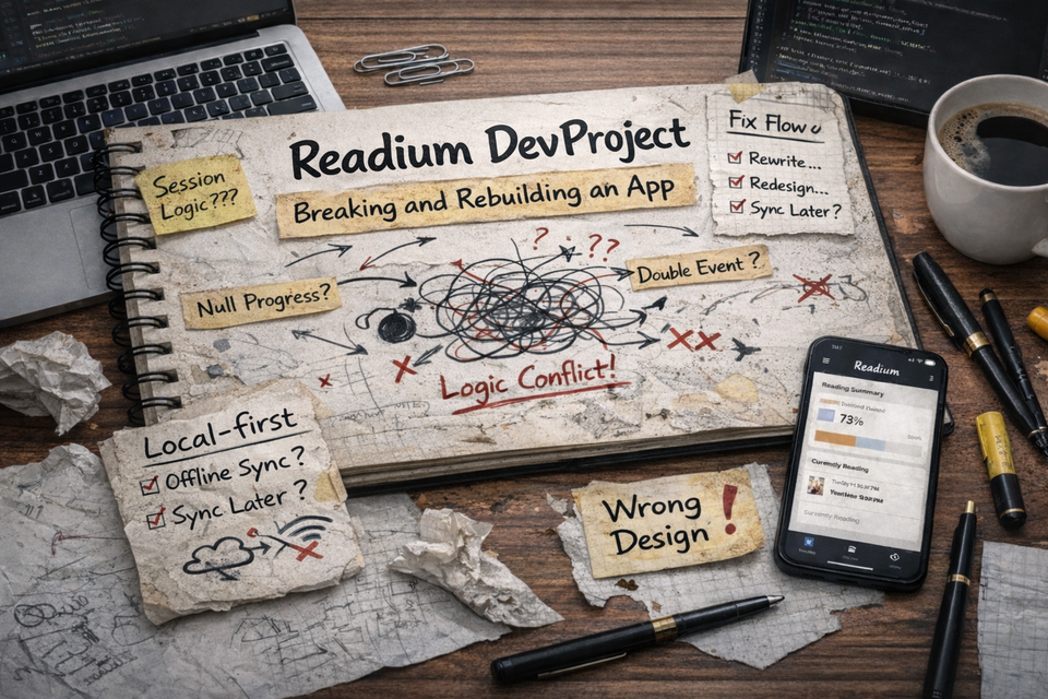 📚 Readium Development Log — Why Design Keeps Failing